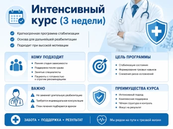 Реабилитация за 21 день в Среднеуральске